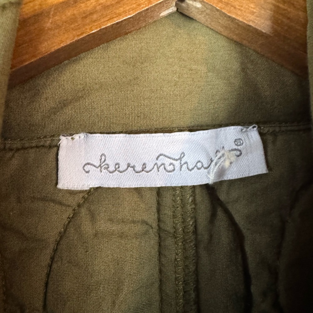 Olive Quilted Jacket - Picture 5 of 10